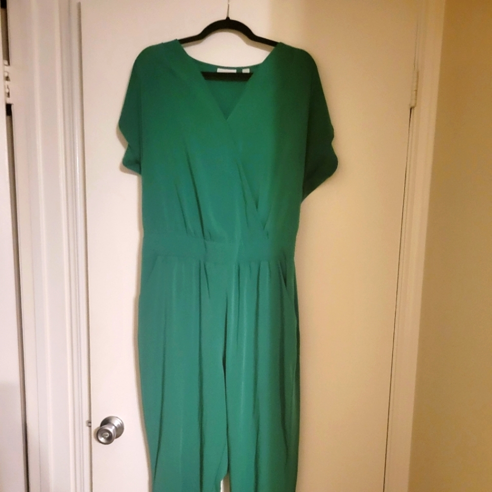 Green Profesional Jumpsuit